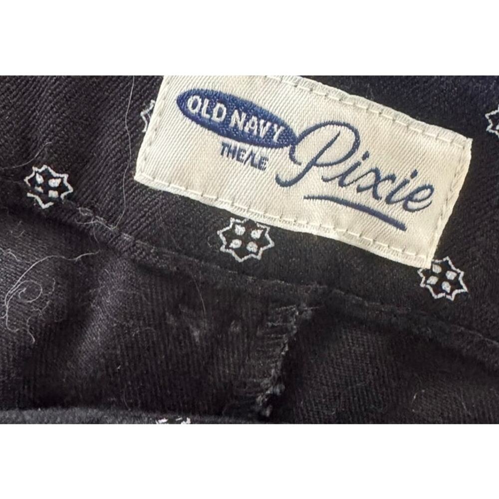 Old Navy Pixie Size 10 Regular Ankle Pants Black … - image 3